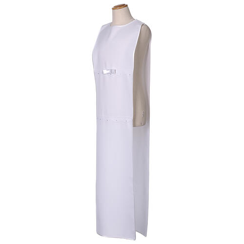 White First Communion Tunic for Girls 7