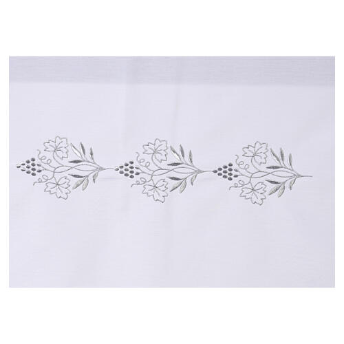 Altar Cloth embroidered with IHS and Eucharistic Chalice, 16x300 cm 5