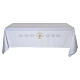 Altar Cloth embroidered with IHS and Eucharistic Chalice, 16x300 cm s1