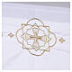 Mantel con bordado cruz dorada para altar 160x300 cm s3