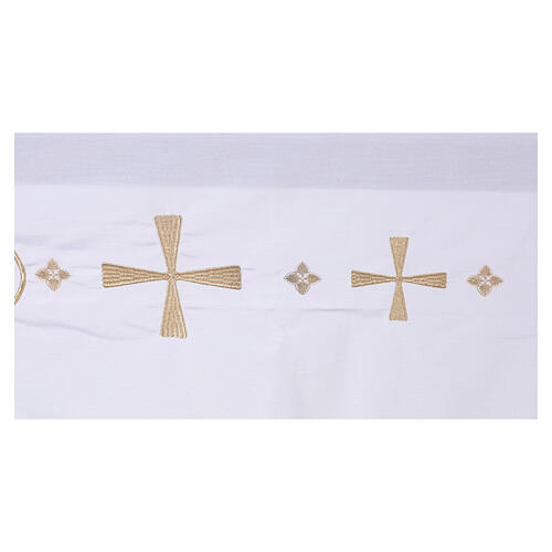Altar Cloth with Gold-Embroidered Cross, 160x300 cm 6