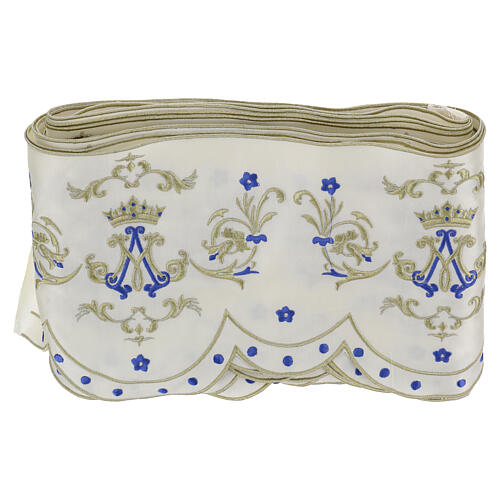 Borda para toalha de altar bordado dourado floral e mariano euros/m 4