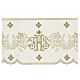 Altar frill with JHS and golden grapevine euro/m s2