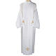 Roman Alb with gold cross cotton in ivory s1