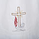 White alb cotton cross and lamp s2