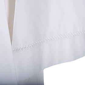 White alb cotton white embroidery