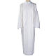 Priest Alb with White Embroidery in cotton s1