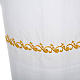 White alb cotton gold embroidery s3