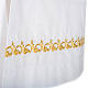 White alb cotton gold embroidery s4