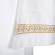 Alb with embroidered decorations, white cotton s2