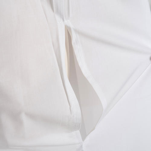 Alba biała bawełna z ozdobnym wzorkiem pozłacanym 6