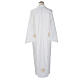 Deacon Alb with gold cross wool s4