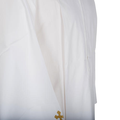 Clergy Alb with cross motif in wool 3