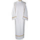 White alb wool gold embroidery s1