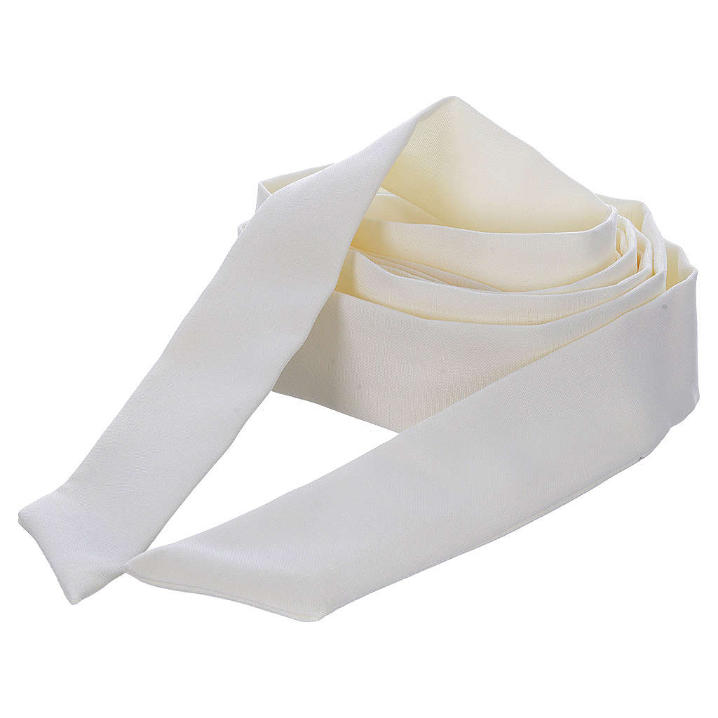 Alb cincture for priest, band in ivory color | online sales on HOLYART.com