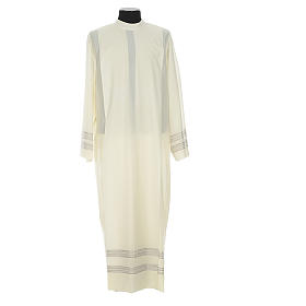 Alben: Messhemd mit gezwirnten Faden Wolle und Polyester