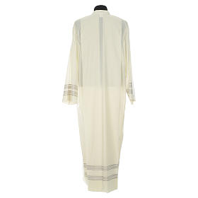 Alben: Messhemd mit gezwirnten Faden Wolle und Polyester