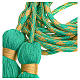 Alb cincture, green and gold color s2