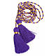 Alb cincture, purple and gold color s3