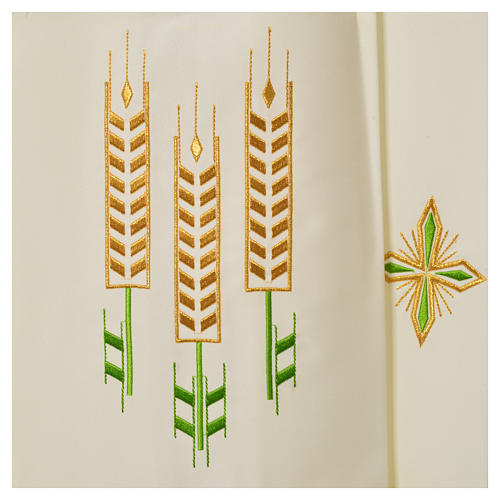 Messhemd mit Weizenähre aus Polyester 4