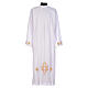 White alb 65% polyester 35% cotton, cross sleeves and ears s1
