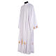 White alb 65% polyester 35% cotton, cross sleeves and ears s2