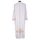 White alb 65% polyester 35% cotton, cross sleeves and ears s3