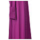 Purple cassock in pure wool with covered buttons Gamma s6