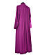 Purple cassock in pure wool with covered buttons Gamma s7