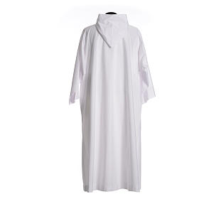 Catholic Alb with hood in cotton & polyester
