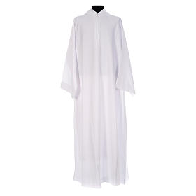 Liturgical alb with hood in polyester