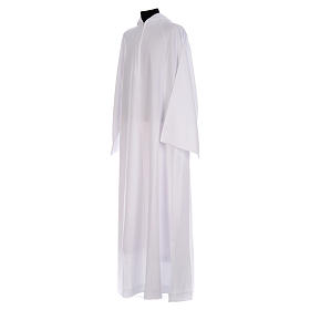 Liturgical alb with hood in polyester