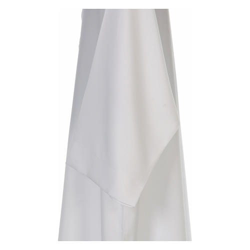 Liturgical alb, flared with collar 100% polyester 4