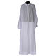 Holy Communion alb, flared with raglan sleeve in cotton mix s1