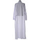Holy Communion alb, flared with raglan sleeve in cotton mix s2