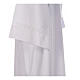 Monastic Alb with cotton lace on hem and sleeves in cotton mix s4