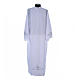 Deacon alb with Marian embroidery on back and front in cotton mix s1