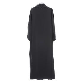 Benedictine black alb in polyester