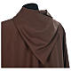 Franciscan brown alb in polyester with front zipper s4