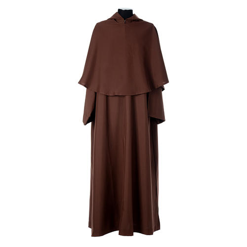 Franciscan brown tunic in polyester 1