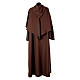 Franciscan brown tunic in polyester s3