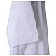 Alb 65% polyester 35% cotton with zipper on the front, white s3