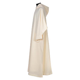 Surplice in polyester, flared with large hood