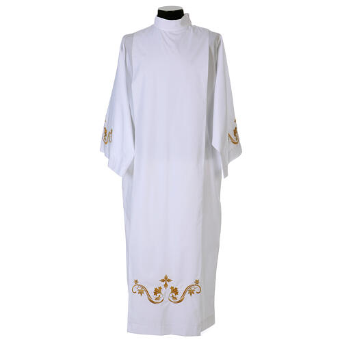 Alba liturgiczna haftowana bawełna mieszana 1