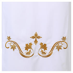 Embroidered Roman Alb in cotton blend