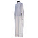 Priest Alb in wool blend with partition ivory color s3