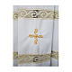 Surplice with six folds, partition and embroidered cross s2