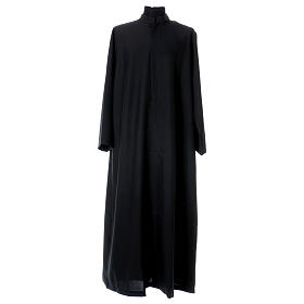 Cassock with concealed zipper