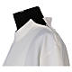 Catholic Alb 100% polyester ivory color with peahole stitch and zip on shoulder s5