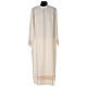 Aube Liturgique Ivoire – Broderie De Jours – 100% Polyester – Taille 160 Cm – Fermeture épaule - 10